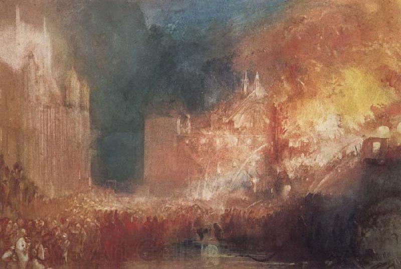 Joseph Mallord William Turner Houses of Parliament on Fire Norge oil painting art
